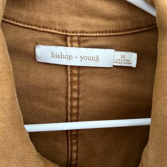 Bishop and Young Brown Denim Cropped Jacket - Picture 4 of 5